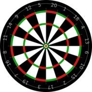 Dart Board Clip Art N19