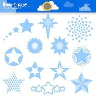 Blue Star Clip Art N27