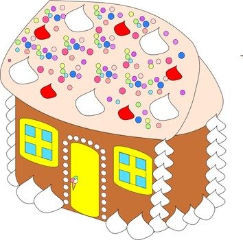 Gingerbread House Clip Art N42