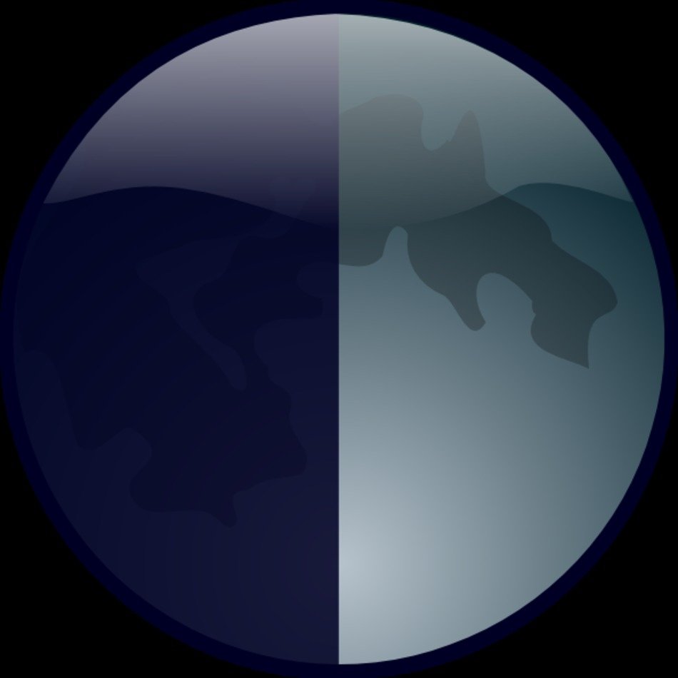 Quarter Moon Clip Art N5