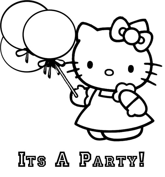 Hello Kitty Coloring Pages N6