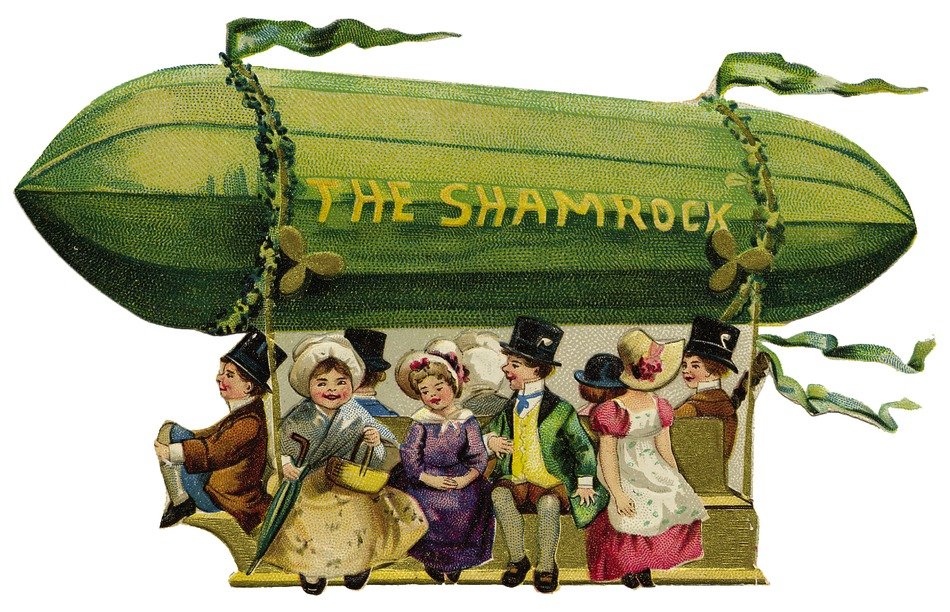 clipart of the Vintage Irish Cards