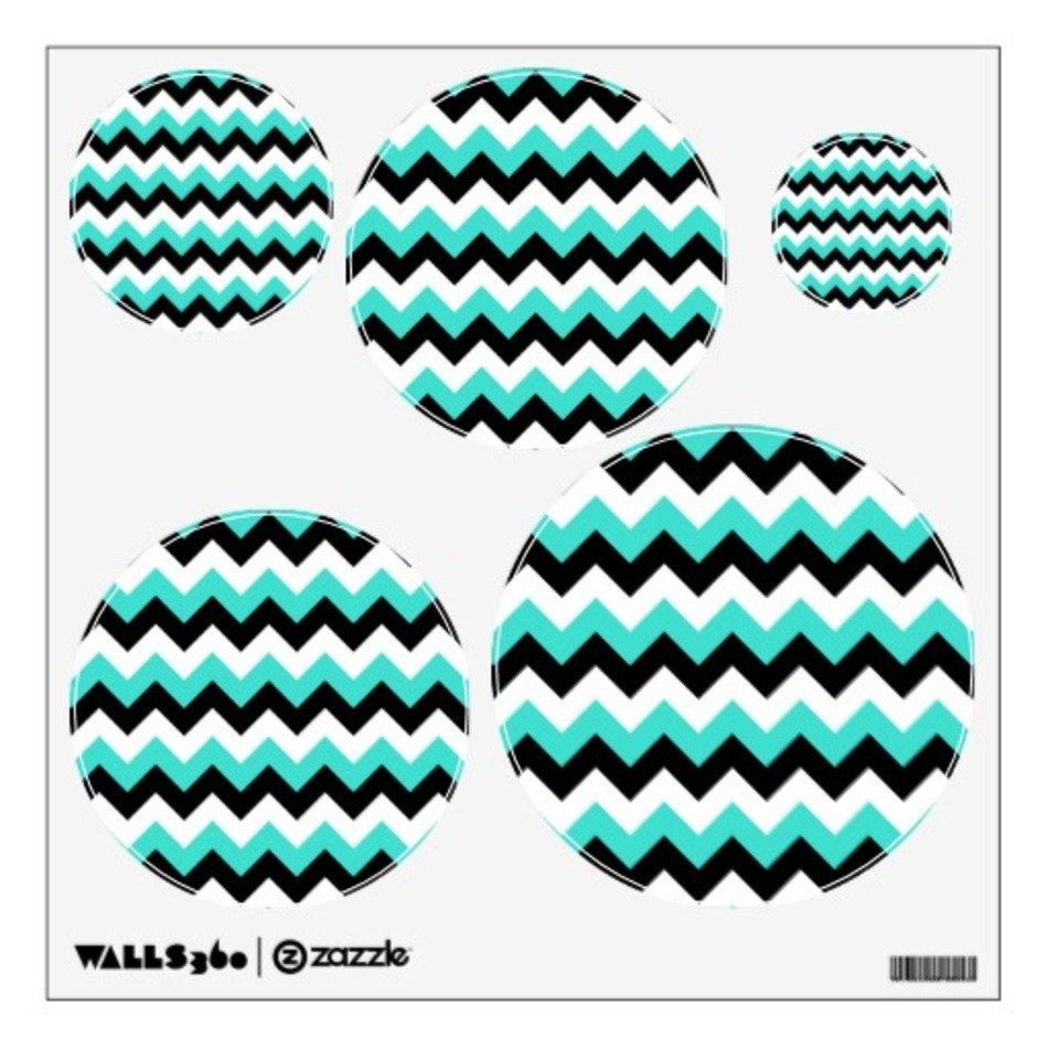 Black And White Chevron Wall