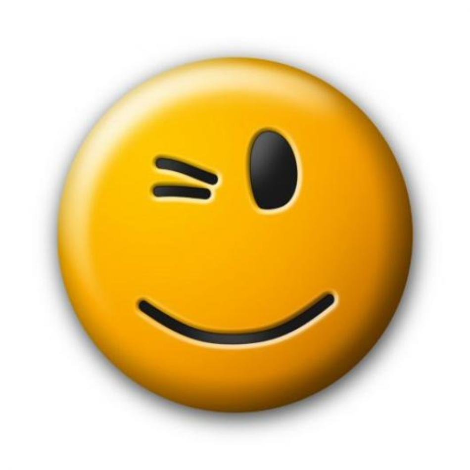 Winking Smiley Face Clip Art N26