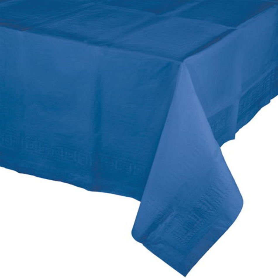 Plastic Lined Paper Tablecloths 54 X 108 Inches