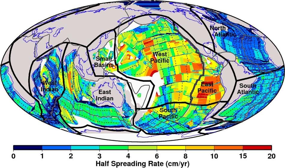map of the seabed as a picture for clipart