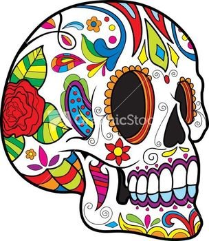 Sugar Skull Clip Art N17