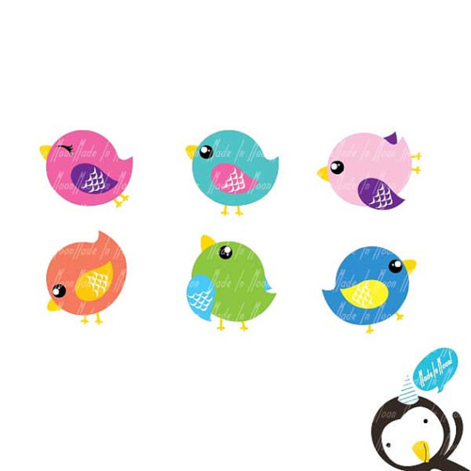 Cute Bird Clip Art N15