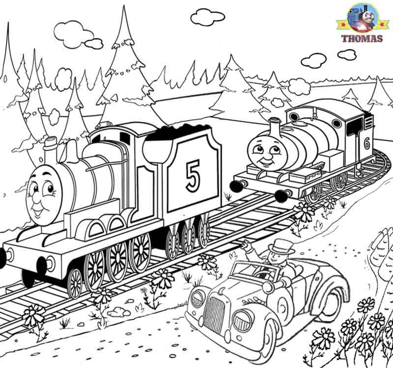Free Printable Train Coloring Pages