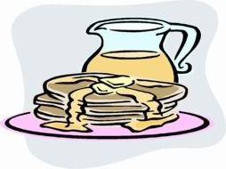 Pancake Breakfast Clip Art drawing