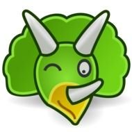 cute cartoon triceratops