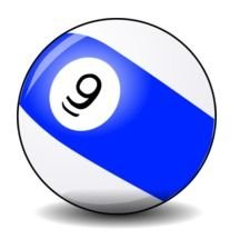 Number 9 Pool Ball Clip Art