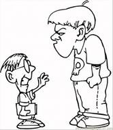 Free Printable Coloring Page Bullying Peoples gt Emotions