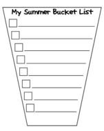 Bucket List Template Printable