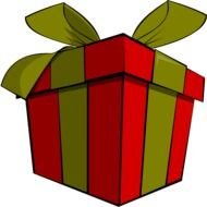 Christmas Present box drawing
