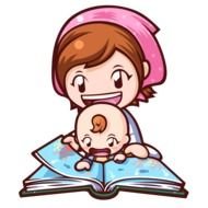 image of mom reading a book to a child