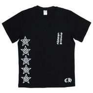Bar Letters Back Black Chrome Hearts T Shirt On Imgfave
