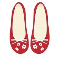 Girls Red Shoes Clip Art N2