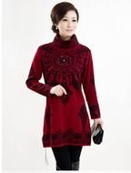 Free Shipping 2013New Hot Sale Women S Print Vintage Fashion Long