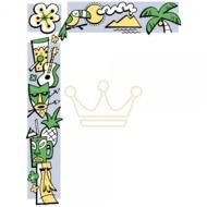 Tiki Border Clip Art N5