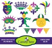 Mardi Gras Clip Art N42
