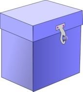 Closed Box Clip Art N3