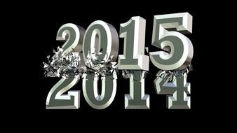Year 2015 Clip Art