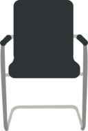 Desk Chair Black drawing