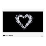 Personalized Name Neon Pink Leopard Black Glitter Room Graphics