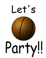 Basketball Party drawing