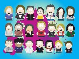 bunch of South Park Characters