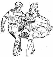 Square Dance Clip Art N22