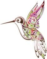Abstract birds Drawing