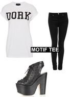 Motif Tee as picture for clipart