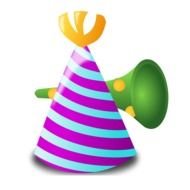 Happy Birthday Party Hat Clip Art drawing