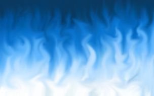 Cool Blue Flames drawing