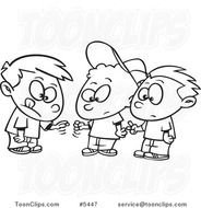 Rock Paper Scissors Cartoon