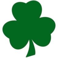 green St Patricks Day Shamrock drawing