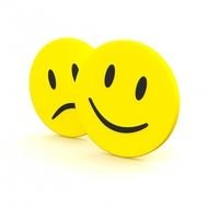Smile And Frown Face