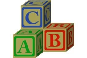 ABC Blocks Clip Art N35