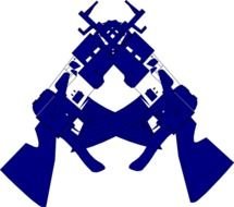 Crossed Guns Clip Art Free