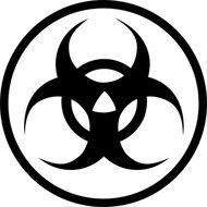 Zombie Biohazard Symbols