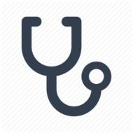 Stethoscope Heart Health Icon