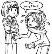 black and white picture of best friends quarrel