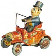Vintage Wind Up Toy Cars