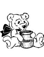 Winnie The Pooh Honey Pot Coloring Pages