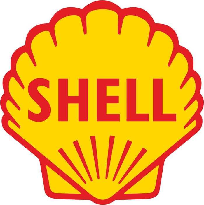 Shell logo with inscription free image download