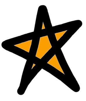 Hand Drawn Star Clip Art