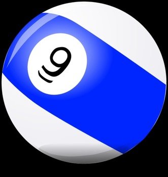 Number 9 Pool Ball Clip Art