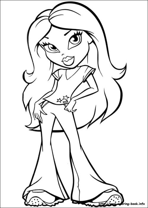 Bratz Coloring Pages
